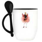 Кружка с ложкой