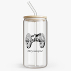 Банка с бамбуковой крышкой