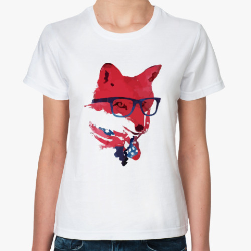 Классическая футболка Red American Fox