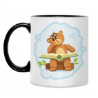 Кружка двухцветная