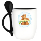 Кружка с ложкой