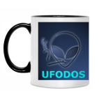 Кружка двухцветная