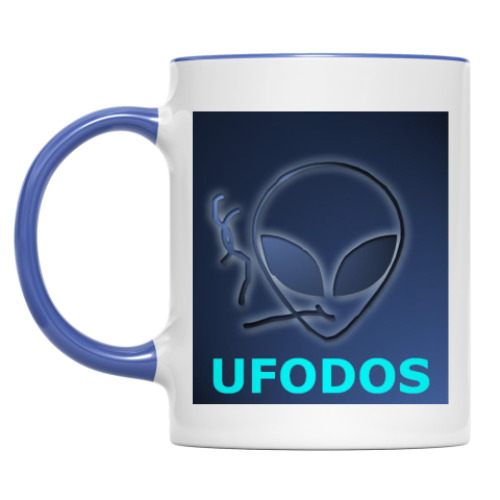 Кружка с принтом Пришелец