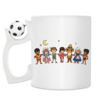 Кружка с футбольным мячиком