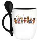 Кружка с ложкой