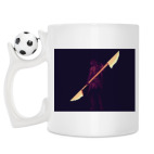 Кружка с футбольным мячиком