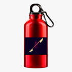 Металлическая бутылка 400 мл UV-DTF