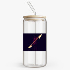 Банка с бамбуковой крышкой