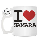 Кружка с футбольным мячиком