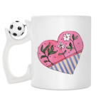 Кружка с футбольным мячиком