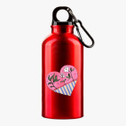 Металлическая бутылка 400 мл UV-DTF