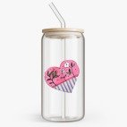 Банка с бамбуковой крышкой