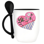 Кружка с ложкой