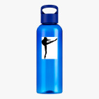 Прозрачная спортивная бутылка