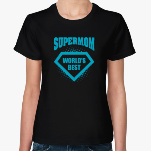 Женская футболка SUPERMOM world's best