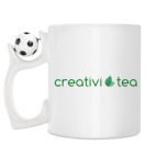 Кружка с футбольным мячиком