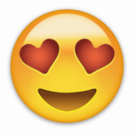 Emoji Смайл: Влюбленный