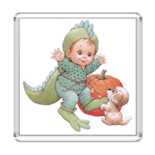 Магнит Маленький дракоша-halloween