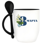 Кружка с ложкой