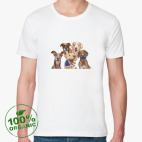 Мужская футболка органик