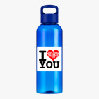 Прозрачная спортивная бутылка