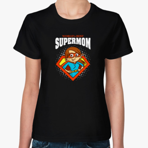 Женская футболка SUPERMOM world's best