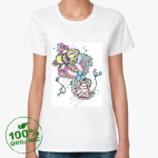 Женская футболка органик