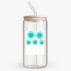 Банка с бамбуковой крышкой