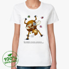 Женская футболка органик