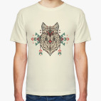 Тотем волк. Ацтекский узор