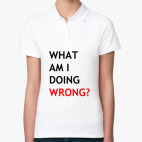 Женская рубашка поло