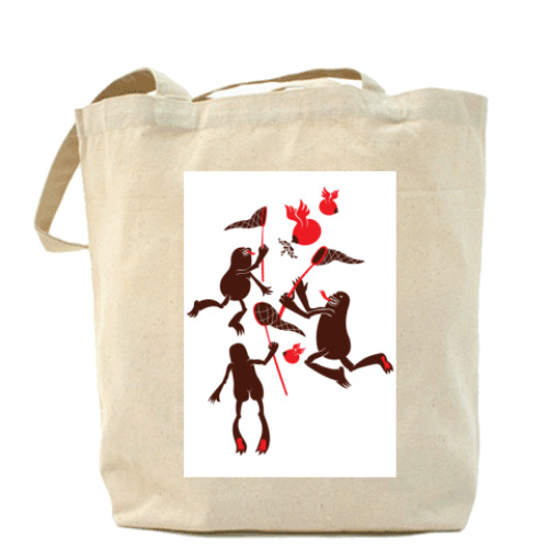 Сумка шоппер с принтом  Boobcatchers