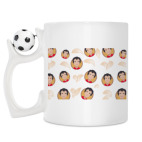 Кружка с футбольным мячиком