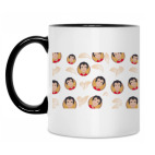 Кружка двухцветная