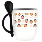 Кружка с ложкой