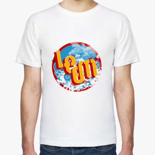 Футболка с принтом LeeM