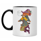 Кружка двухцветная