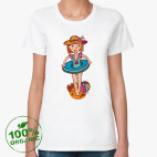 Женская футболка органик