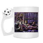 Кружка с футбольным мячиком