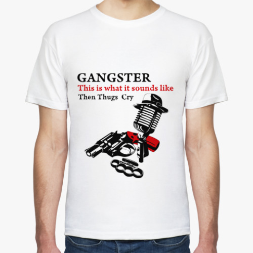 Футболка с принтом gangster
