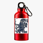 Металлическая бутылка 400 мл UV-DTF