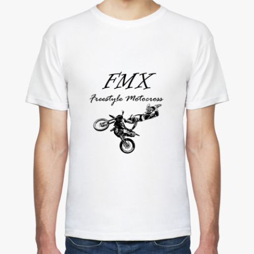 Футболка с принтом Мотофристайл
