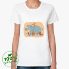 Женская футболка органик