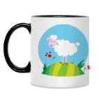 Кружка двухцветная