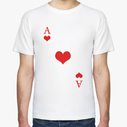 Футболка с принтом  Ace