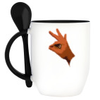 Кружка с ложкой