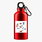 Металлическая бутылка 400 мл UV-DTF