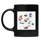 Кружка цветная UV-DTF