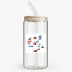 Банка с бамбуковой крышкой