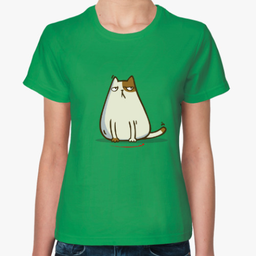 Женская футболка Лазеркот — Пятничный Котик №37